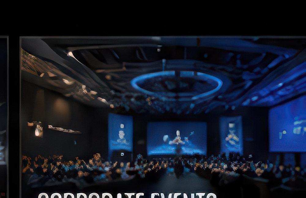 Corporate event AV production and LED video wall by Dakia